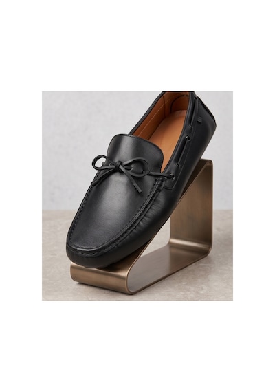 Crc Ayakkabı Crc Heritage: Büyük Beden Hakiki Deri Klasik Erkek Ayakkabı - Premium Comfort Loafer Siyah