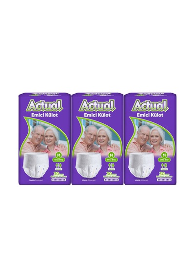 Actual Emici Külot Yetişkin Bezi M - Medium - Islaklık Göstergeli