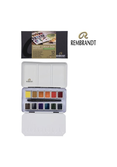 Rembrandt Sulu Boya Seti 12 Renk + Fırça Landscape Selection