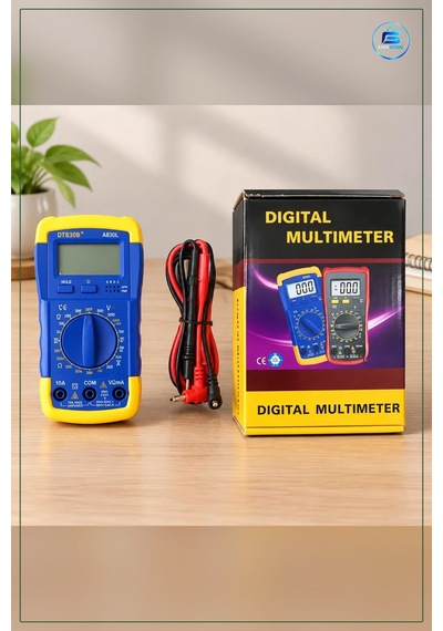 Dijital Multimetre Ölçü Aleti Ölçüm Cihazı Voltaj Akım Direnç Ölç