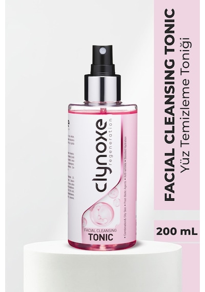 Clynoxe Facial Cleansing Tonic ,kırışıklık Karşıtı Arındırıcı Yüz Ve Makyaj Temizleme Toniği 200 Ml