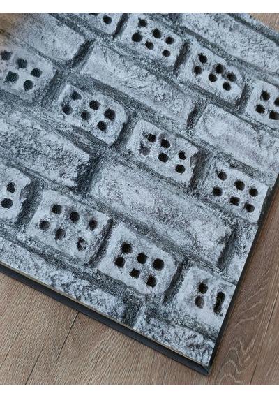 3 Boyutlu Taş Desenli Hava Alabilen Silinebilir Duvar Kağıdı 5 M² Diğer