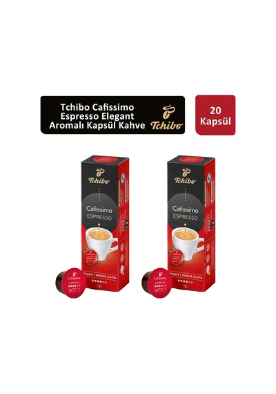Tchibo Cafissimo Espresso Elegant Aroma Kapsül Kahve 2 x 10 Kapsül