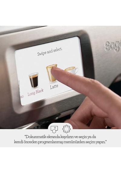 Sage SES990 SA-SES990BSS4QEU1 2400 W The Oracle Touch Espresso Makinesi