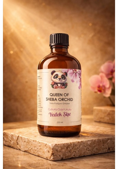 Queen Of Sheba Orchid Çubuklu Oda Kokusu Yedek Şişe 250 Ml Orchid Orkide Reed Diffuser Refill Fresh
