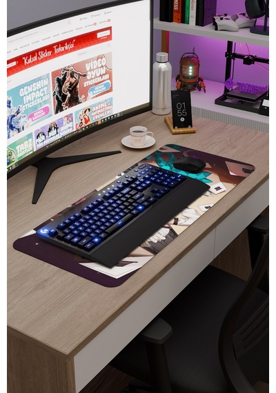 Lyney Genshin Impact Anime Gacha V5 - 70x30 Xl Gaming Mouse Pad Fare Altlığı