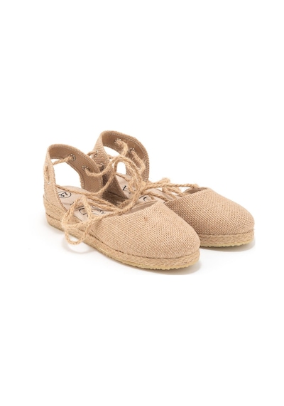 Star Tombis Gerçek Elişi Hasır Jüt Bileğe Bağlı Ipli Günlük Kadın Espadril Handmade Hasır