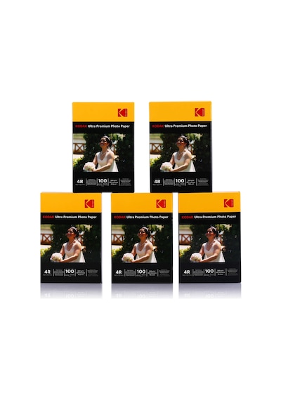 Kodak 260 Gram 10X15Cm Parlak 5'li Paket 500 Adet Fotoğraf Kağıdı