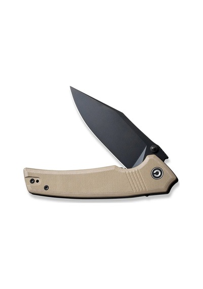 Civivi Tranquil Flipper & Thumb Stud Knife Tan G10 Handle Kamp Çakı Bej
