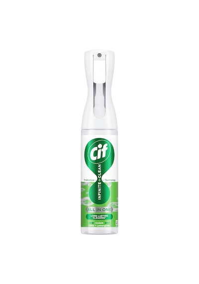 Cif Infinite Clean Doğal Probiyotikli Toz Tutmaz Sprey Tüm Yüzeyler İçin Misket Limonu Ve Limon Otu 280 Ml Tekli