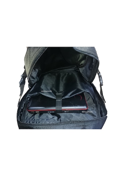 Büyük Boy Sırt Çantası Laptop Bölmeli 45lt Hacim 17.3 - 18" Lapto Siyah