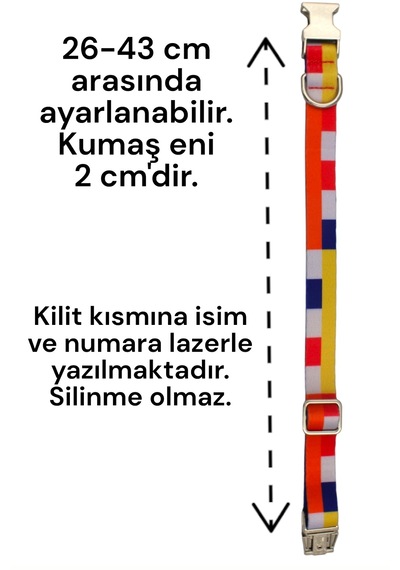 Caramelos Köpek Tasması-küçük Irk Ve Orta Irk İsimli Tasma 03 Diğer