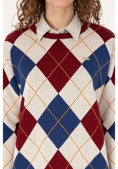 U.S. Polo Assn. U.s. Polo Assn. Kadın Bordo Kazak /triko 50309632-vr014