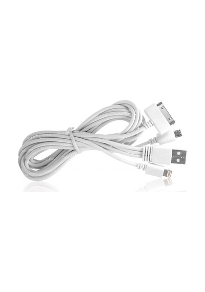 Universal Usb Şarj Kablosu 4850A Lightning Micro Data iPhone Android Uyumlu
