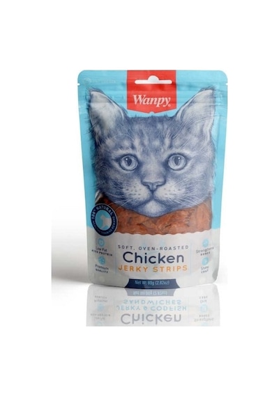 Wanpy Tavuk Etli Fileto Yumuşak Kedi Ödül Maması 80 G