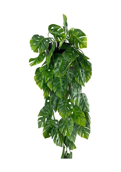 Yapay Çiçek Saksıda Sarkan Monstera Deve Tabanı Yapay Sarmaşık Pa