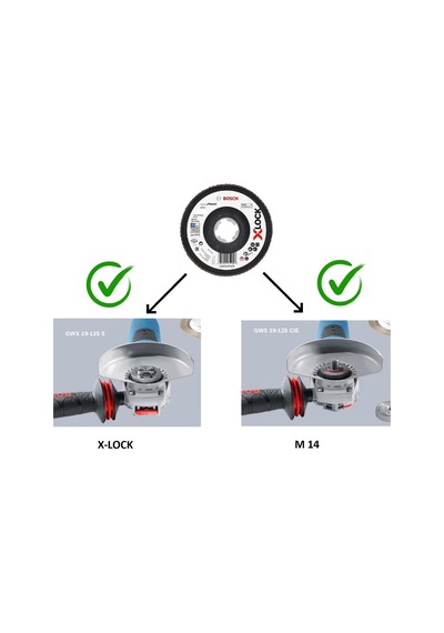 Bosch X-lock Flap Disk 125 Mm 120 Kum X551 2608619806