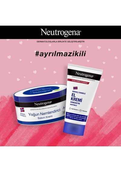 Neutrogena Parfümlü El Kremi + Yoğun Nemlendirici Bakım Kremi