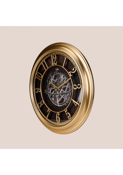 Klik Babil Astro Işıklı Duvar Saati - Gold - 46 Cm Çok Renkli
