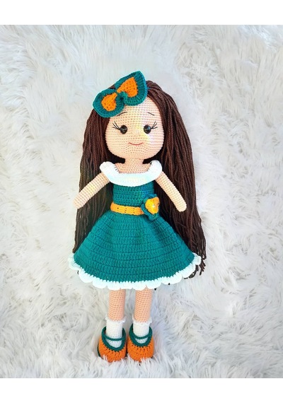 Amigurumi Organik Oyuncak Bebek 28