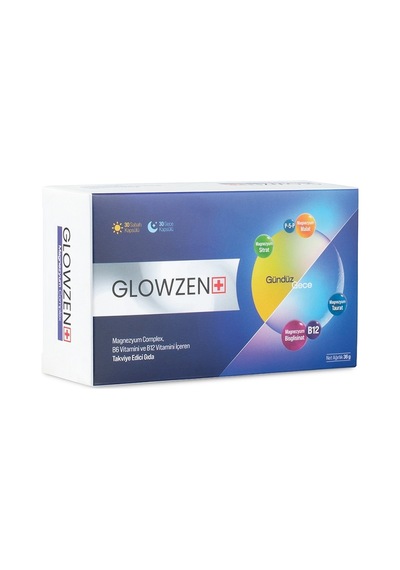 Glowzen Magnezyum Complex Gündüz Gece 60 Kapsül