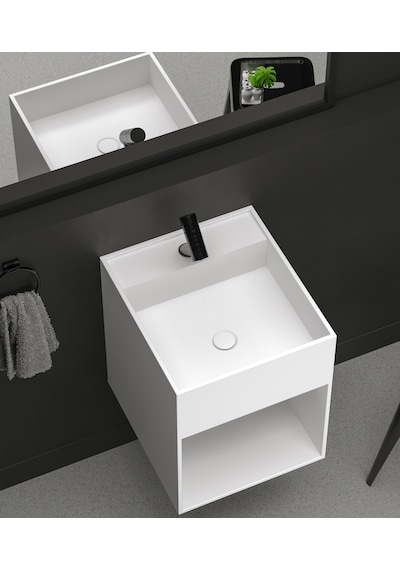 Akrilik-Corian Solid Banyo Dolabı (479179563) Beyaz Akrilik-Corian Solid Banyo Dolabı (479179563) Beyaz