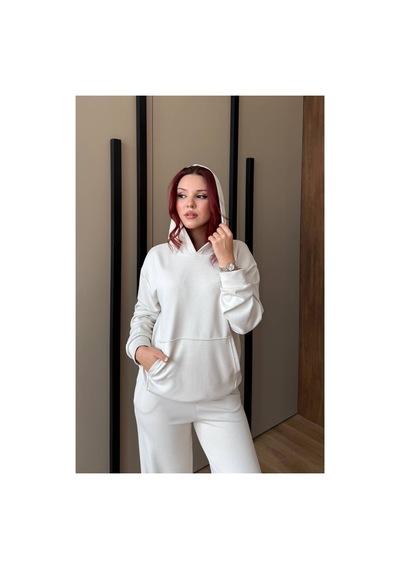 Modanida Kadın Ekru Modal Oysho Kumaş Oversize Kapüşonlu Kanguru Cepli Eşofman Takımı Rahat İkili Takım Ekru Ekru Modanida Kadın Ekru Modal Oysho Kumaş Oversize Kapüşonlu Kanguru Cepli Eşofman Takımı Rahat İkili Takım Ekru Ekru