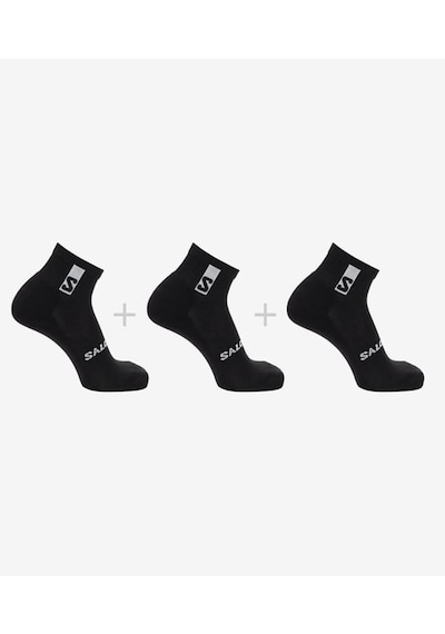 Salomon Lc20866 Everyday Ankle 3 Pack Çorap - Siyah-siyah Siyah