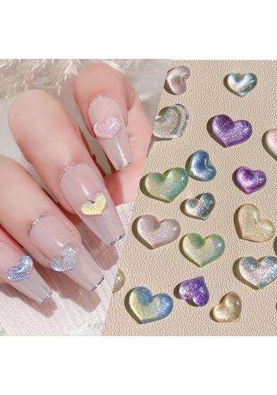 Tırnak Süsleme Nail Art Charm Kalp 56263-6