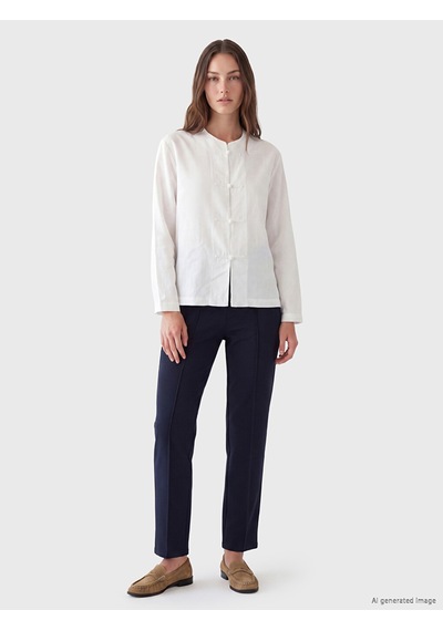 Lcw Modest Lacivert Yüksek Bel Dar Fit Kadın Pantolon