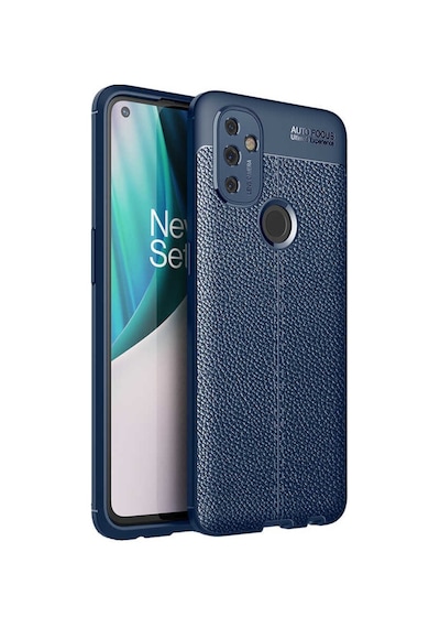 One Plus Nord N10 Kılıf Niss Deri Görünümlü Silikon Kapak