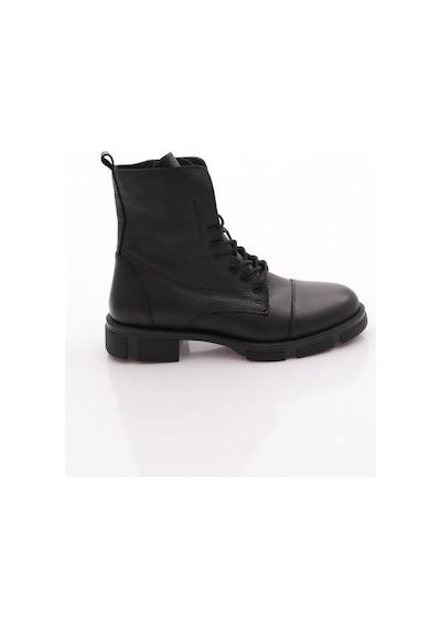 Dgn 841 Erkek Comfort Bağcikli Bot Siyah Floater