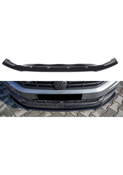 Passat B8 Ön Lip Ön Tampon Eki Parlak Siyah MaxDesign 2015+