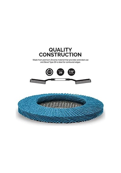 Neiko 11142a Flap Disc, Konik Tip 29, 40 Grit