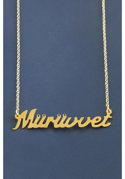 Mürüvvet İsimli Kolye Sarı