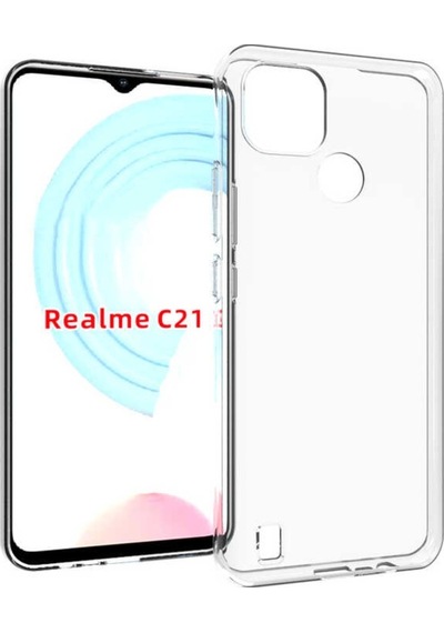 Realme C21 Kilif Zore Seffaf Ince Ve Esnek Süper Silikon Kilif 505127319