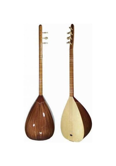 Elektro Jak Giriş Kısa Sap Saz Bağlama - Kılıf + Tel