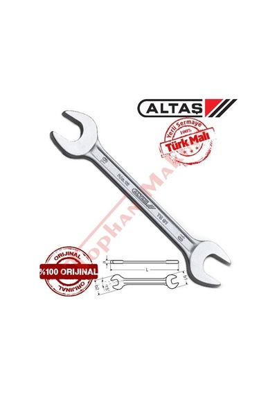 Altaş 27x32mm İki Ağız Anahtar