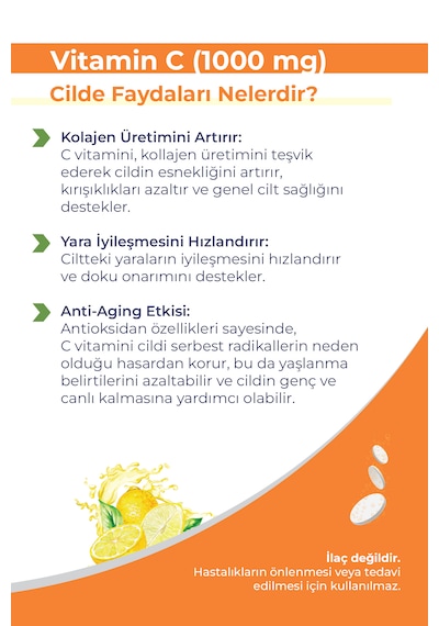 Orfarma Vitamin C Efervesan Tablet