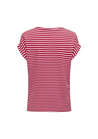 Only Bayan T Shirt 15206243 Kırmızı-krem Kırmızı-krem Kırmızı