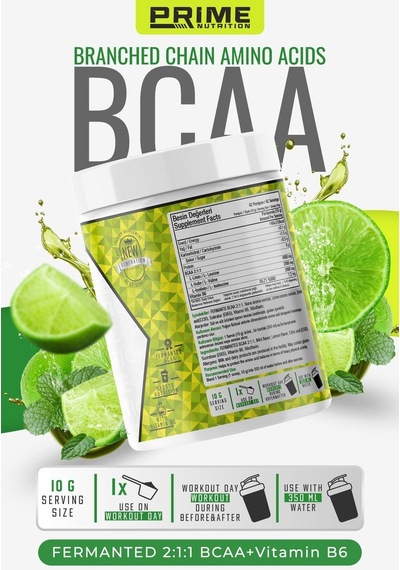 Prime Nutrition Bcaa 2:1:1 420 Gram Cool Lime