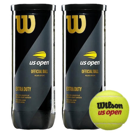 2 Kutu Wilson Us Open Tenis Topu Vakum Ambalajda Wrt106200