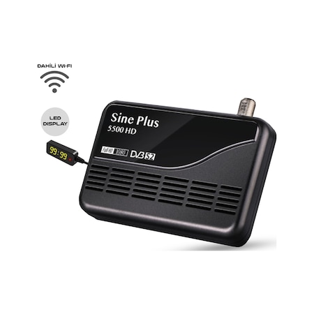 Sine Plus 550 BT HD Uydu Alıcısı - Bluetooth Kumanda