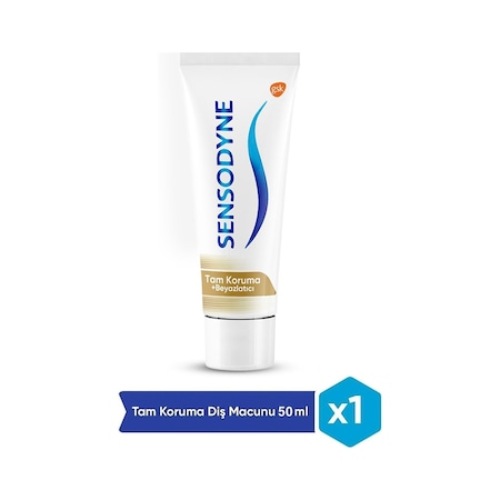 Sensodyne Tam Koruma + Beyazlatıcı Diş Macunu 50 ML