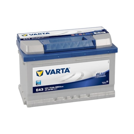 Varta 12V 72 Ah Amper E43 (Ford-Opel Alçak Tip) Akü