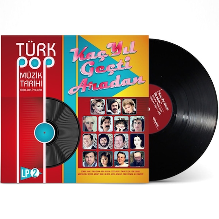 Türk Pop Müzik Tarihi 1960-70'Lı Yıllar - LP Vol.2 Plak