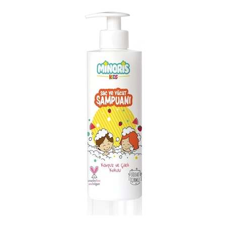 Minoris Kids Organik Vücut ve Saç Şampuanı 400 ML