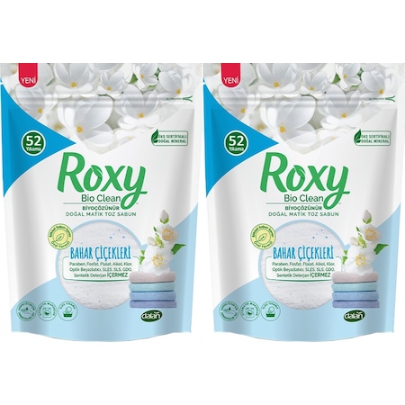 Dalan Roxy Bio Clean Matik Sabun Tozu 1.6Kg Bahar Çiçekleri (2 Li