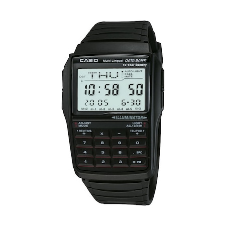 Casio DBC-32-1ADF Hesap Makineli Erkek Kol Saati