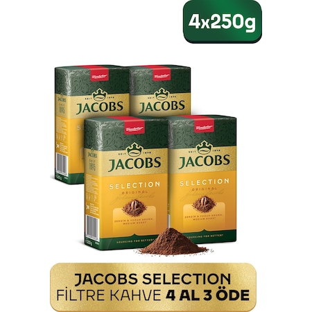 Jacobs Filtre Kahve Selection 4 x 250 G